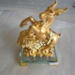 H069 150x150 Dê vàng, bắp cải đế thủy tinh  dê phát tài H069G