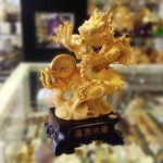 k154 2 copy 150x150 Rồng vàng kim đế gỗ K154M