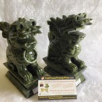 GM082 150x150 Kỳ lân trên đế lam ngọc lớn GM082