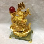 g093 1 150x150 Rồng vàng phun châu trên nguyên  bảo G093A